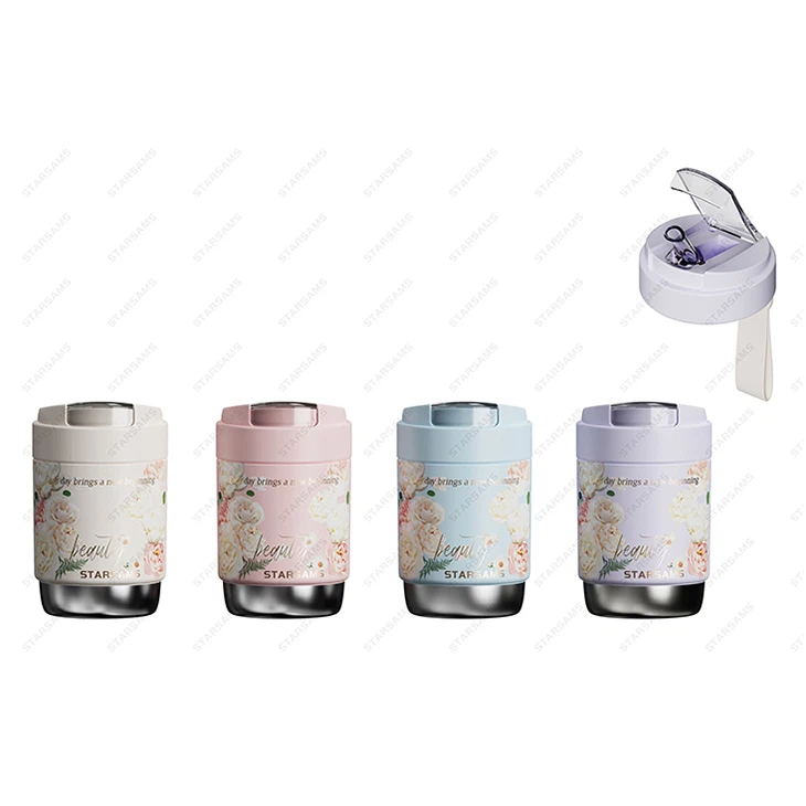 Spring Series 10oz cawan kopi cawan perjalanan keluar untuk berkelah